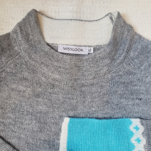 Nordic mock neck pullover - Picture 5 of 5